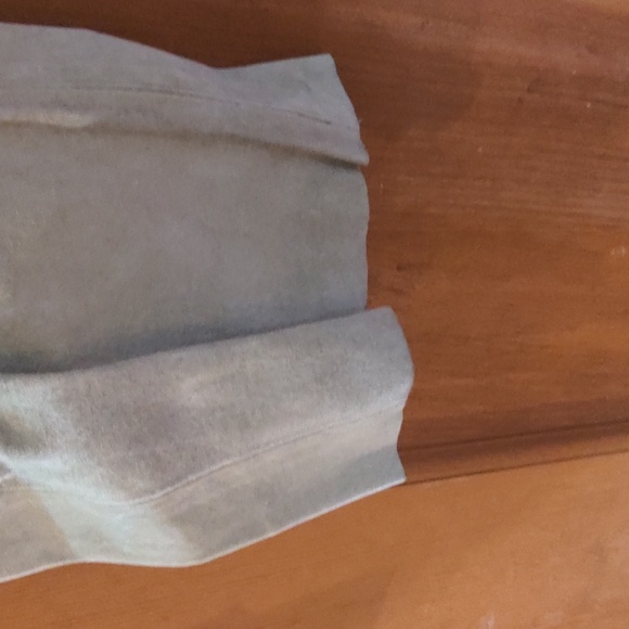 Vintage JouJou Skins Genuine Suede Pistachio Green Straight Leg Pants Size 5/6 - Picture 7 of 15